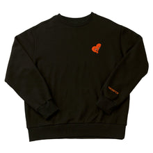 將圖片載入圖庫檢視器 GRIMPER 黑色害羞愛心大學T