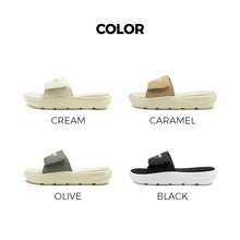 將圖片載入圖庫檢視器 AKIII CLASSIC Dual Cushioning Slide 三重軟墊橄欖綠拖鞋