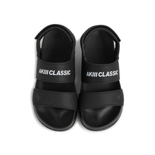 將圖片載入圖庫檢視器 AKIII CLASSIC Quick Slide VER.2 全黑色魔術貼拖鞋
