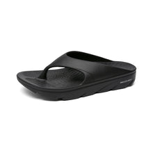 將圖片載入圖庫檢視器 AKIII CLASSIC Cloud Recovery Flipflop V2 全黑色夾腳拖鞋