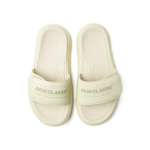 將圖片載入圖庫檢視器 AKIII CLASSIC Dual Cushioning Slide 三重軟墊奶油色拖鞋