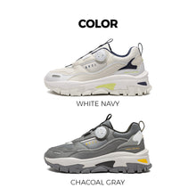 將圖片載入圖庫檢視器 AKIII CLASSIC Urban Tracker Freelock 米白深藍混色復刻機能老爹鞋