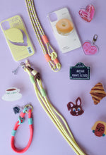 將圖片載入圖庫檢視器 MCRN 手機夾片+編繩長背帶清新檸檬 組合