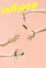 將圖片載入圖庫檢視器 MCRN 手機夾片+手腕掛繩天藍混色 組合