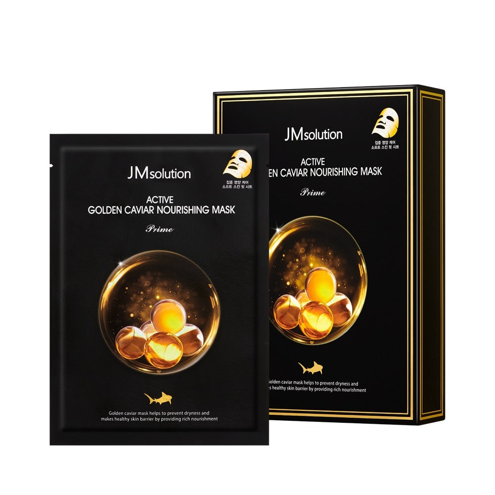 JM SOLUTION 黃金魚子醬賦活精潤面膜 10片 盒裝