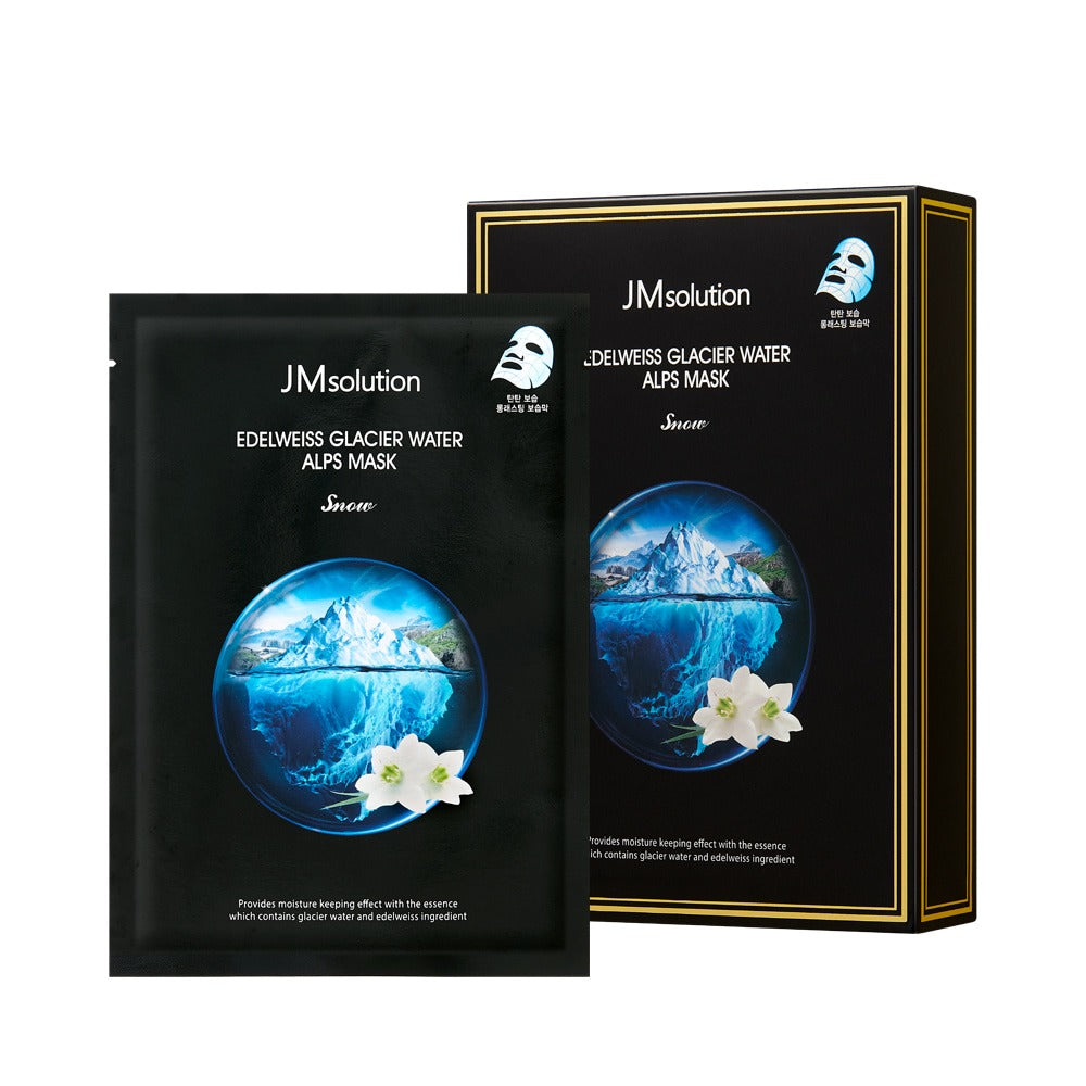 JM SOLUTION 雪絨花冰河極潤面膜 10片 盒裝