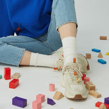 將圖片載入圖庫檢視器 GRIMPER Starkling 橘白色老爹鞋