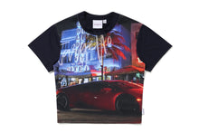 將圖片載入圖庫檢視器 TARGETTO City Light 城市霓虹深藍色短版T恤

