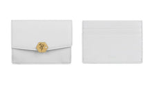 將圖片載入圖庫檢視器 D.LAB Kara 生日花牛皮淺灰色卡夾 12款