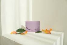 將圖片載入圖庫檢視器 D.LAB Nini 薰衣草紫微笑真皮卡夾零錢包