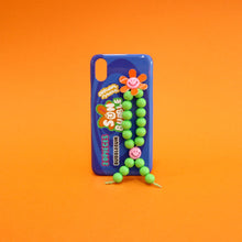 將圖片載入圖庫檢視器 SECOND UNIQUE NAME 哈密瓜綠串珠指套手機殼