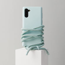 將圖片載入圖庫檢視器 ARNO M 可拆式 編繩背帶手機殼_薄荷綠色