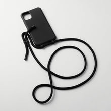 將圖片載入圖庫檢視器 ARNO M 可拆式 編繩背帶手機殼_黑色