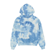 將圖片載入圖庫檢視器 NIEEH 扎染Oversize 藍白色連帽上衣/帽T(BLACKPINK JENNIE、JISOO同款)