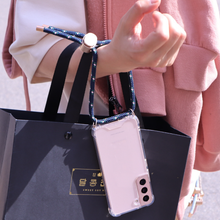 將圖片載入圖庫檢視器 ARNO 可拆式 手腕掛繩_粉點藍