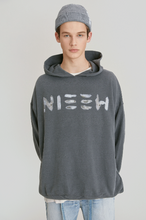 將圖片載入圖庫檢視器 NIEEH Oversize 深灰色連帽上衣/帽T(BLACKPINK JENNIE、ROSÉ同款)