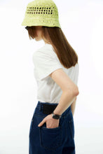 將圖片載入圖庫檢視器 EMKM Supima 卷領白色T恤