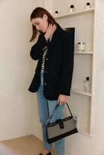 將圖片載入圖庫檢視器 DEPOUND 深灰色牛皮新月方形包