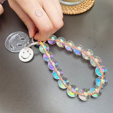 將圖片載入圖庫檢視器 ARNO Beads 可拆式 珠鍊防撞手機殼_微笑霓虹彩虹(橘色)