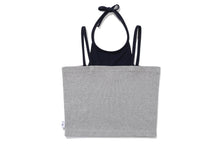 將圖片載入圖庫檢視器 TARGETTO Layered Halterneck 無袖吊帶灰色背心 (Dreamcatcher 裕賢、(G)I-DLE 小娟同款)