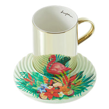 將圖片載入圖庫檢視器 LUYCHO On Flowers系列 鏡面倒影杯組_紅鶴 (350ml)