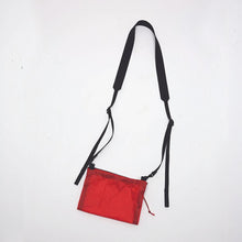 將圖片載入圖庫檢視器 OVER LAB Another High 紅色可折疊環保斜垮包