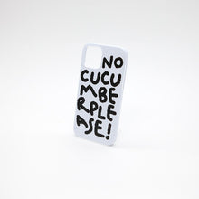 將圖片載入圖庫檢視器 SECOND UNIQUE NAME 不准吃黃瓜 NO CUCUMBER手機殼_白色