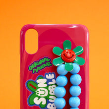 將圖片載入圖庫檢視器 SECOND UNIQUE NAME 夏日藍串珠指套手機殼