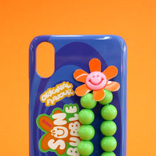將圖片載入圖庫檢視器 SECOND UNIQUE NAME 哈密瓜綠串珠指套手機殼