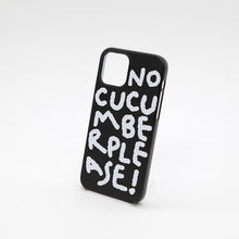 將圖片載入圖庫檢視器 SECOND UNIQUE NAME 不准吃黃瓜 NO CUCUMBER手機殼_黑色