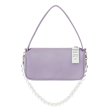將圖片載入圖庫檢視器 NIEEH 紫色環保皮革長方手提包(JESSICA同款)