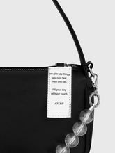 將圖片載入圖庫檢視器 NIEEH 黑色環保皮革長方手提包