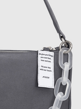 將圖片載入圖庫檢視器 NIEEH 絨面牛皮革灰色腋下肩背包 (BLACKPINK JENNIE、穗珍同款)