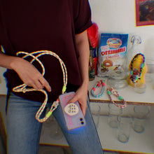 將圖片載入圖庫檢視器 MCRN 手機夾片+編繩長背帶亮麗螢光 組合