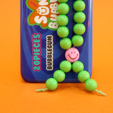 將圖片載入圖庫檢視器 SECOND UNIQUE NAME 哈密瓜綠串珠指套手機殼