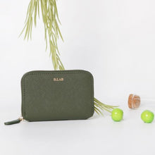 將圖片載入圖庫檢視器 D.LAB Viva 綠色牛皮皮夾