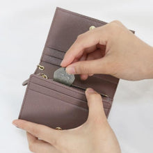 將圖片載入圖庫檢視器 D.LAB Minette 紫色牛皮小皮夾