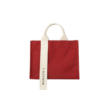 將圖片載入圖庫檢視器 MARHEN.J Rico Mini Comfort 紅色帆布包