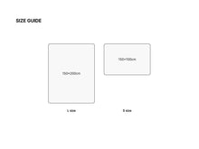 將圖片載入圖庫檢視器 PHOTOZENIAGOODS 濟州西海岸天鵝絨毯子(2種尺寸)