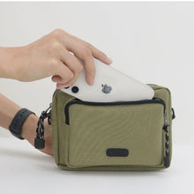 將圖片載入圖庫檢視器 D.LAB Dura 橄欖綠休閒斜背包