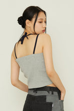 將圖片載入圖庫檢視器 TARGETTO Layered Halterneck 無袖吊帶灰色背心 (Dreamcatcher 裕賢、(G)I-DLE 小娟同款)