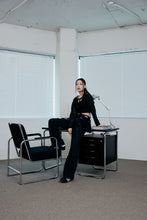 將圖片載入圖庫檢視器 TARGETTO Crochet Bolero 黑色針織衫