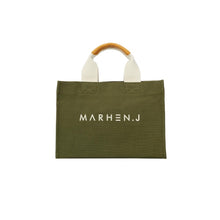 將圖片載入圖庫檢視器 MARHEN.J Rico Comfort 綠色帆布包