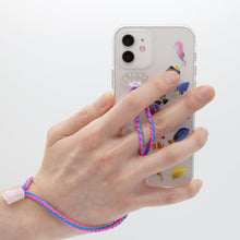 將圖片載入圖庫檢視器 SECOND UNIQUE NAME 夏日粉彈力指套手機殼