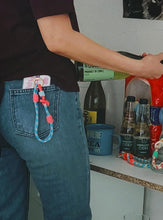 將圖片載入圖庫檢視器 MCRN 手機夾片+手腕掛繩天藍混色 組合