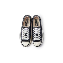 將圖片載入圖庫檢視器 GRIMPER Porcanevas 黑色厚底帆布鞋