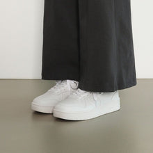 將圖片載入圖庫檢視器 POSE GANCH Match 全白厚底球鞋
