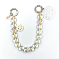 將圖片載入圖庫檢視器 ARNO Beads 可拆式 珠鍊防撞手機殼_微笑霓虹彩虹(橘色)