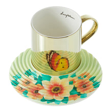 將圖片載入圖庫檢視器 LUYCHO On Flowers系列 鏡面倒影杯組_紅黃蝴蝶 (250ml)