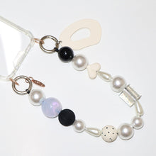 將圖片載入圖庫檢視器 ARNO Beads 可拆式 珠鍊防撞手機殼_小達爾馬西安